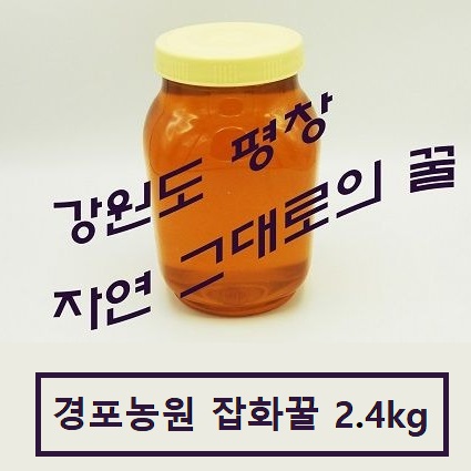 [경포농원] 강원도 평창 잡화꿀 2.4kg